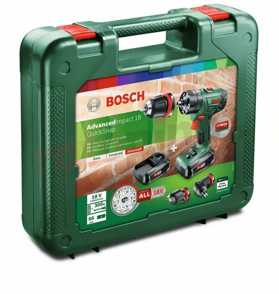 Taladro Atornillador De Impacto Bosch AdvancedImpact 18 2x1.5Ah » Rotopino.es - Imagen 2
