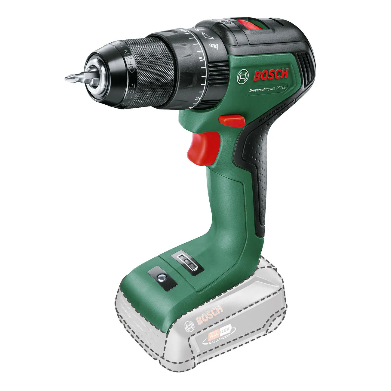 Taladro Atornillador De Impacto Bosch UniversalImpact 18V-60 » Rotopino.es - Imagen 2